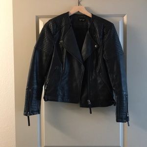 Topshop leather jacket